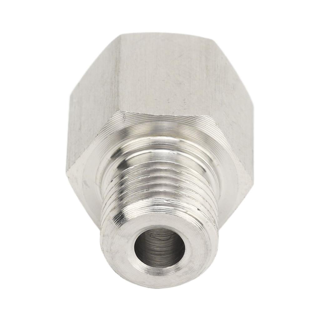 Pressure Gauge Sender Adapter Leakproof Stainless Steel 1 8in NPT Female to M10x1.0 Male Adapter with Gasket