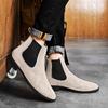 Fashion New Winter Plus Ankle Boot Men Mens Slip On Shoes Men Casual Business Chelsea Boots Handmade Leather Fashion Motorcycle Boots