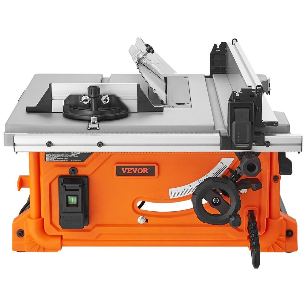 10" Table Saw Electric Cutting Machine 4400RPM 25-in Rip Capacity Woodwork
