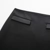 2025 Spring Women's Slim Temperament Leather Mini Skirt with Pocket Detail