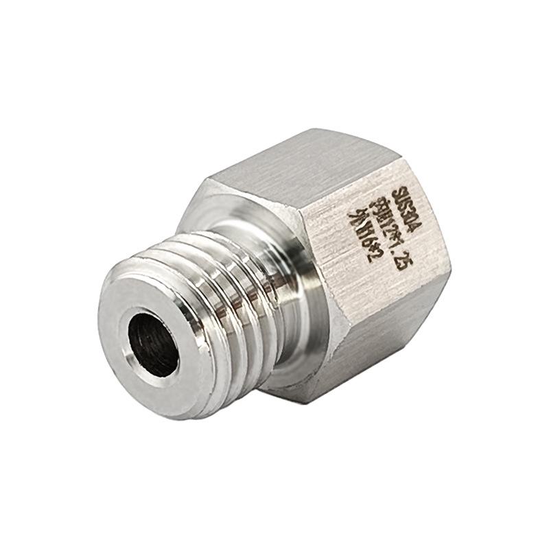 

Stainless Steel 304 Metric Reducing Threaded Adapter (M12x1.25 to M16x2)