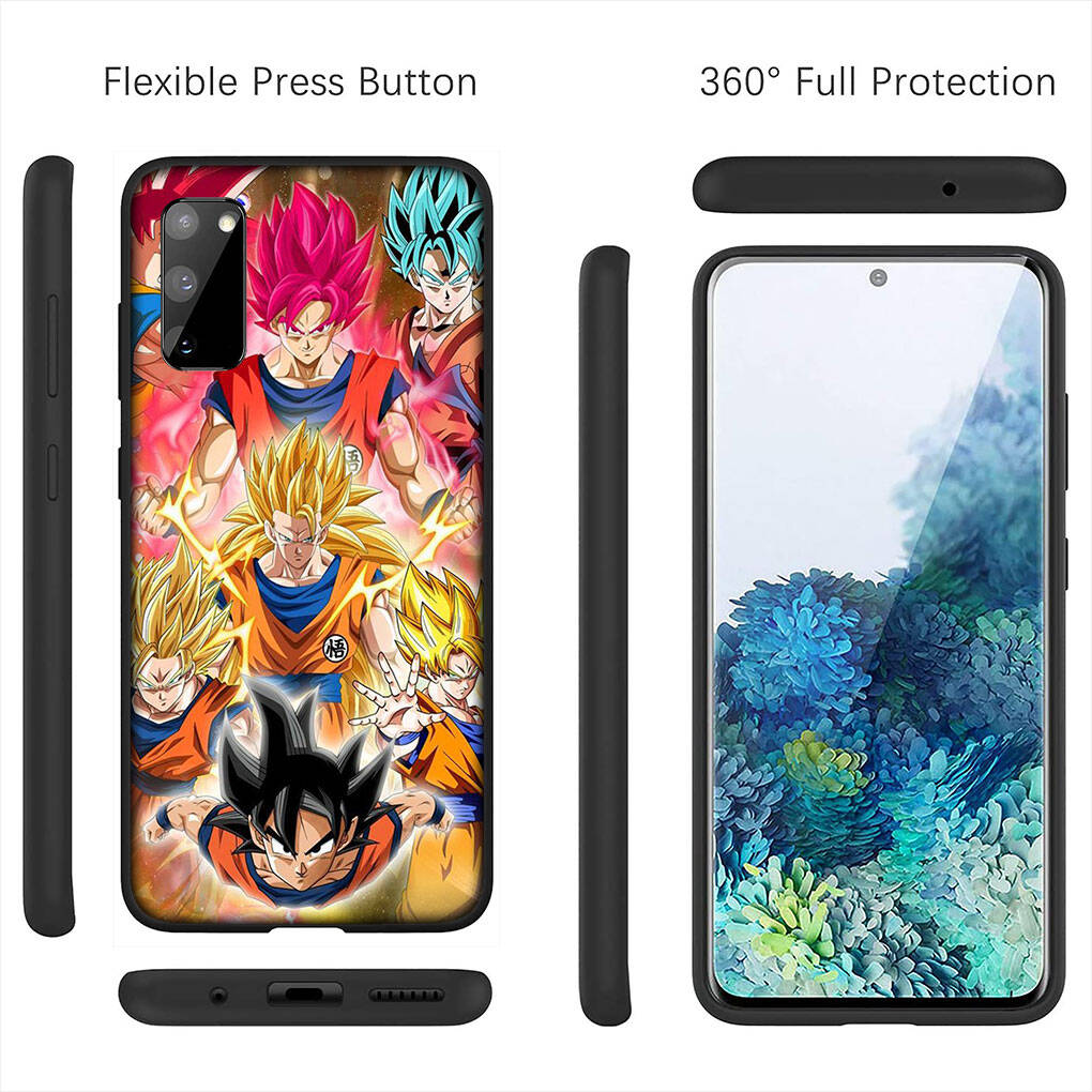 Cover for iPhone 17 16 15 Xiaomi Poco X7 Redmi Note 14 13 12 11 Pro Max Samsung Galaxy S25 S24 OPPO Comics Dragon Ball DragonBall Goku Z Phone Case