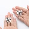 2pcs Nail-free Waist Buckle Butterfly Waist Closing Artifact Adjustable Snap Button Detachable Clothing Pant Jean Sewing