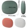 1pc/10pcs Portable Data Cable Headphone Storage Box Simple Mobile Phone Data Cable Organizing Bag Silicone Storage Box Cute Coin