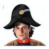 Klobouk Bicorn Napoleon - ATOSA - Kostýmní doplněk - Černý, zlatý, modrý, bílý - Exteriér