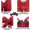 Universal Car Headrest Bowknot Neck Protection Pillow New Car Neck Pillow  Car Interior Accessories
