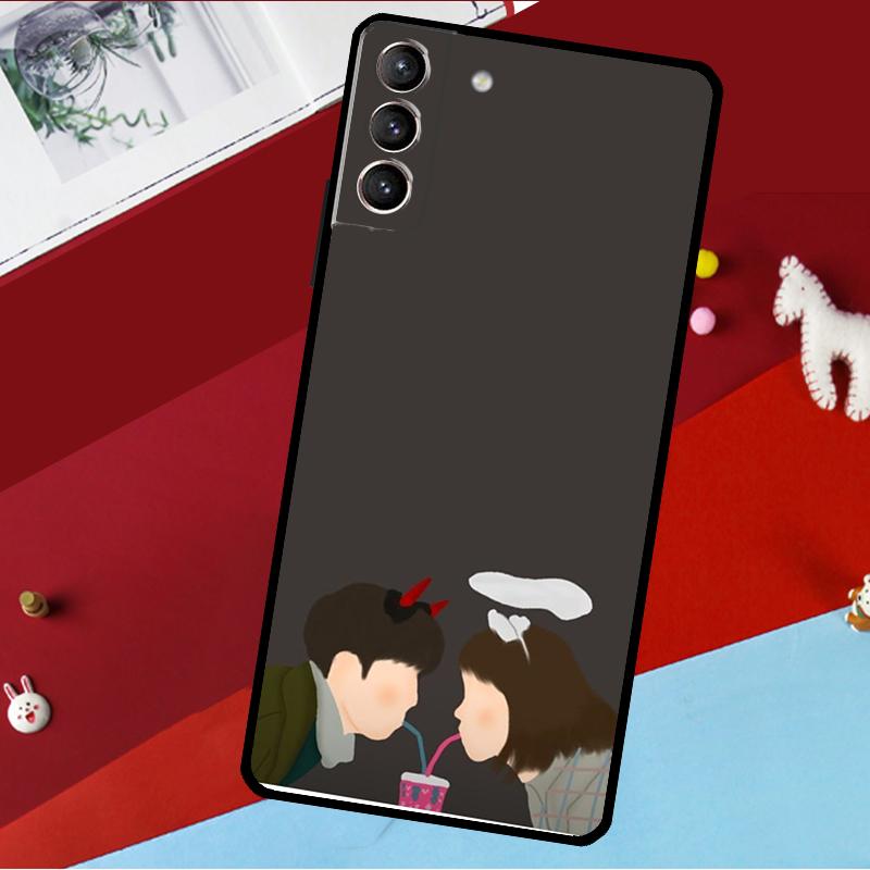 Korean Drama It Is Okay To Not Be Okay Funda For Samsung Galaxy S25 S23 S22 S20 S24 Ultra S9 S10 Plus S21 FE S25 FE Phone Case