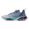 Li Ning Kids Basketball Series Fashion Versatile Non-Slip Wear-Resistant Rebound Support Low-Top Kids Basketball Shoes Kids Sneaker Blue YKBU080-5