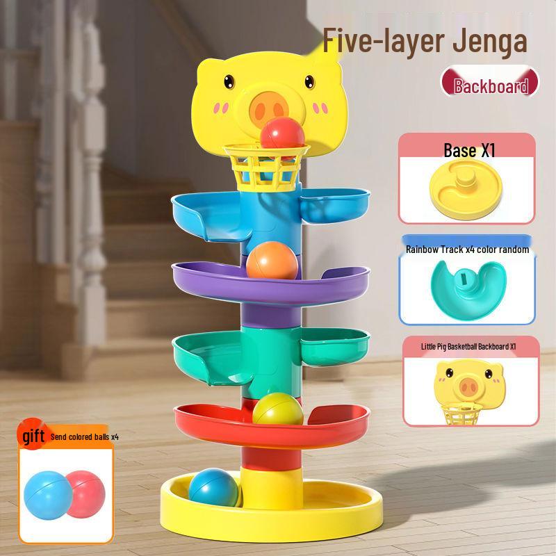 Stacking & Spinning Educational Toy for Babies 6 Months to 3 Years