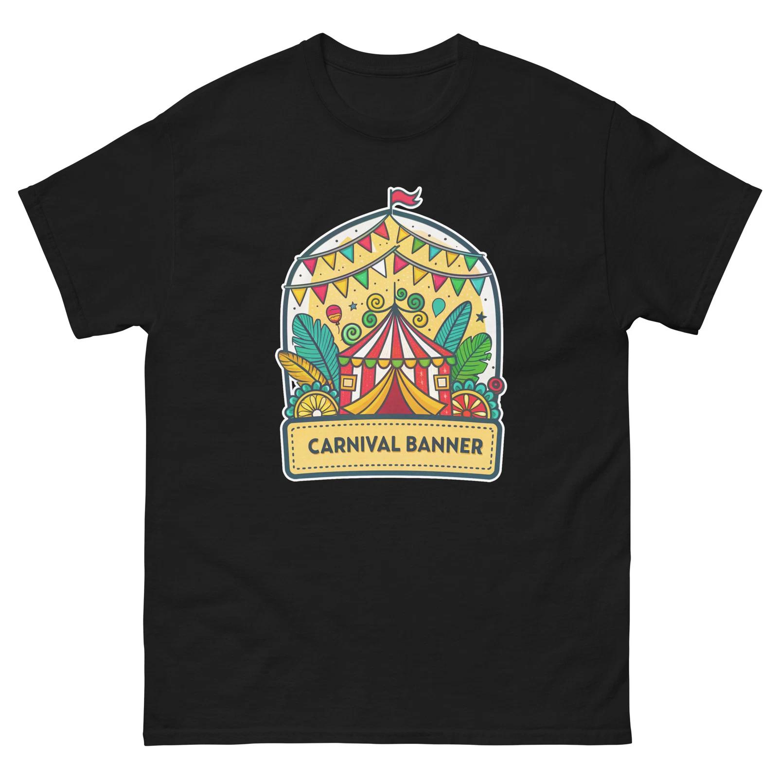 Carnival Banner Carnival Fair Amusement Park T-Shirt 3XL