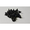 50x Metal Black 5mm Car Screw Body Fender Liner Bumper Cover Hood Retainer Clips