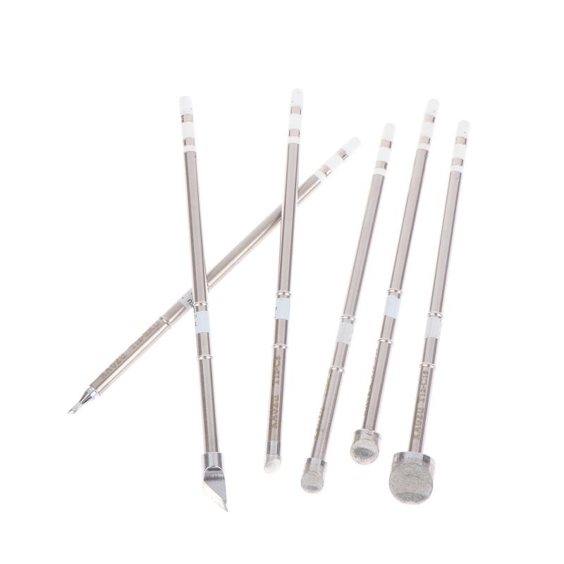 T12-Bk/Sku/C6/C8/C10/C15 Series Welding Iron Tips Oled&Stc-Led T12 Soldering Station P9/M8/9501 Handle Rework