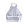 Fashion Style 2024 Spring New Arrival Women's Clothing Stylish All-Matching Striped Poplin Hanging Collar Tops 3152036