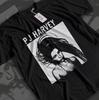 PJ Harvey 90s Grunge Band Tee, High-Contrast Portrait Art, Unisex Cotton Shirt