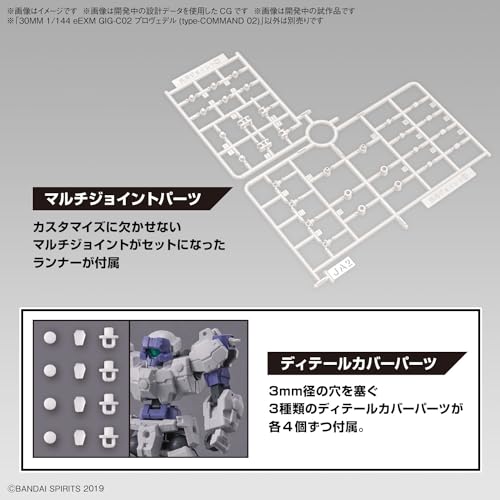 1/144 Scale 30MM eEXM GIG-C02 Provedel Model Kit - Pre-Colored Robot Model