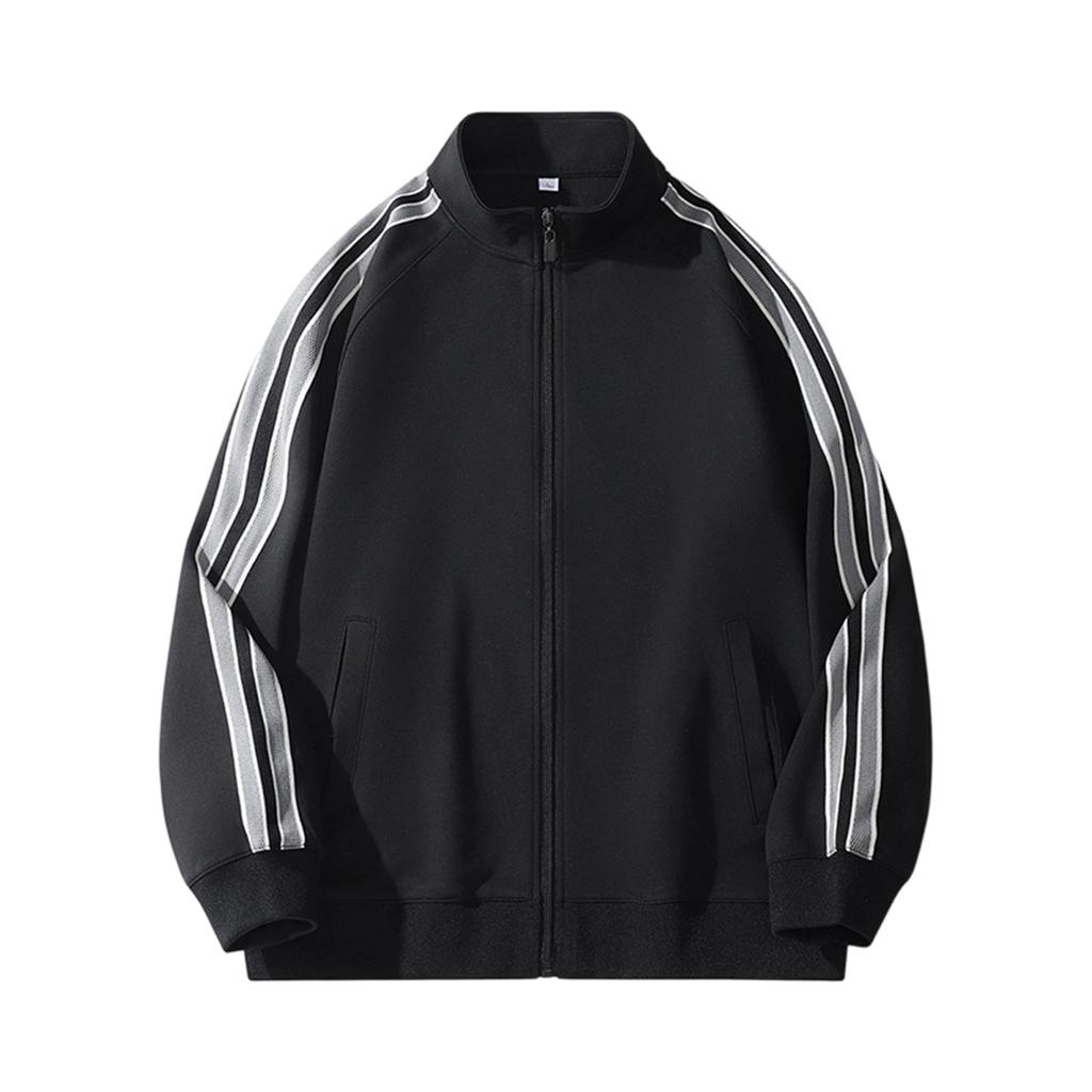 Men's  Leisure  Standing Collar  Zipper  Sports  Hoodie  Coat