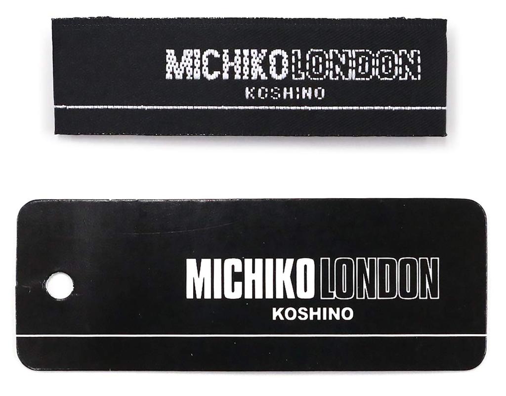 Brand Jacquard Crest Emblem Patch [Michiko London] Necktie, 100% Silk, Weave, Pattern, (Pattern B Gray)