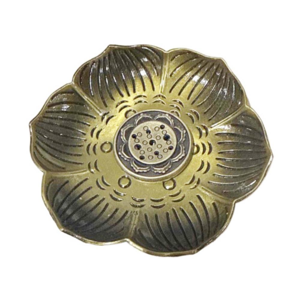 

Буддизм Пепельница для конусов Благовония Цензоры Буддийские принадлежности Украшение для дома и офиса Подставка для палочек бронзовый