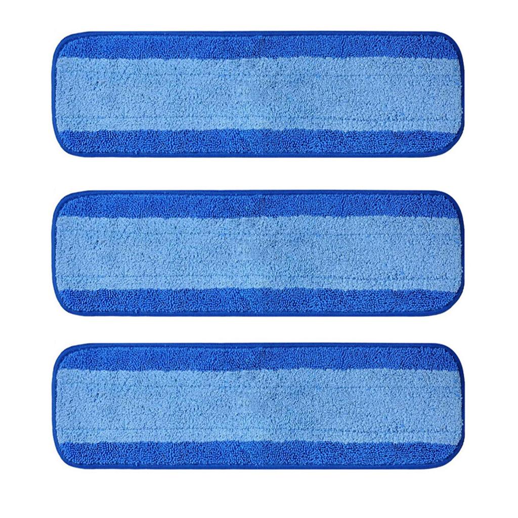 3Pcs Microfiber Mop Pads for Bona Mop 18 Inch Refillable Washable and Reusable Floor Cleaning Pads