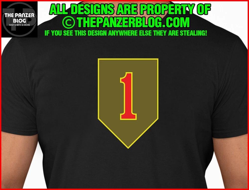 1st Infantry Division T-Shirt WWII US Army Big Red One L
