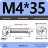 304 Stainless Steel Round Head Phillips Screw with Flat Washer (Sizes M3, M4, M5, M6)