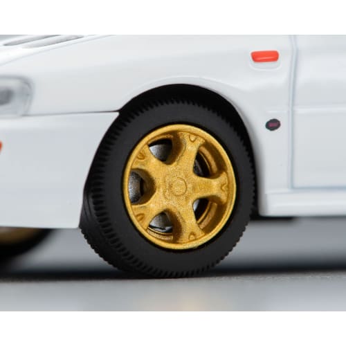 Tomytec Tomica Limited Vintage Neo 1/64 Scale LV-N281a Subaru Impreza Pure Sports Wagon WRX STi Version V White 1998 Model (Finished Product)