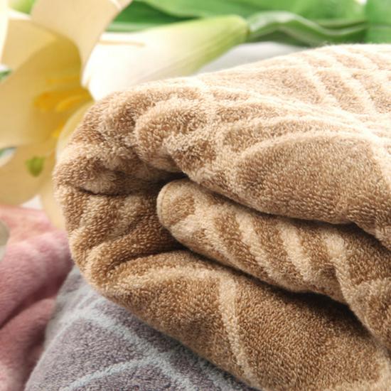 Jinhao Yishijia 100% Cotton Satin European-Style Thick Bath Towel, 150x75 cm, 480g
