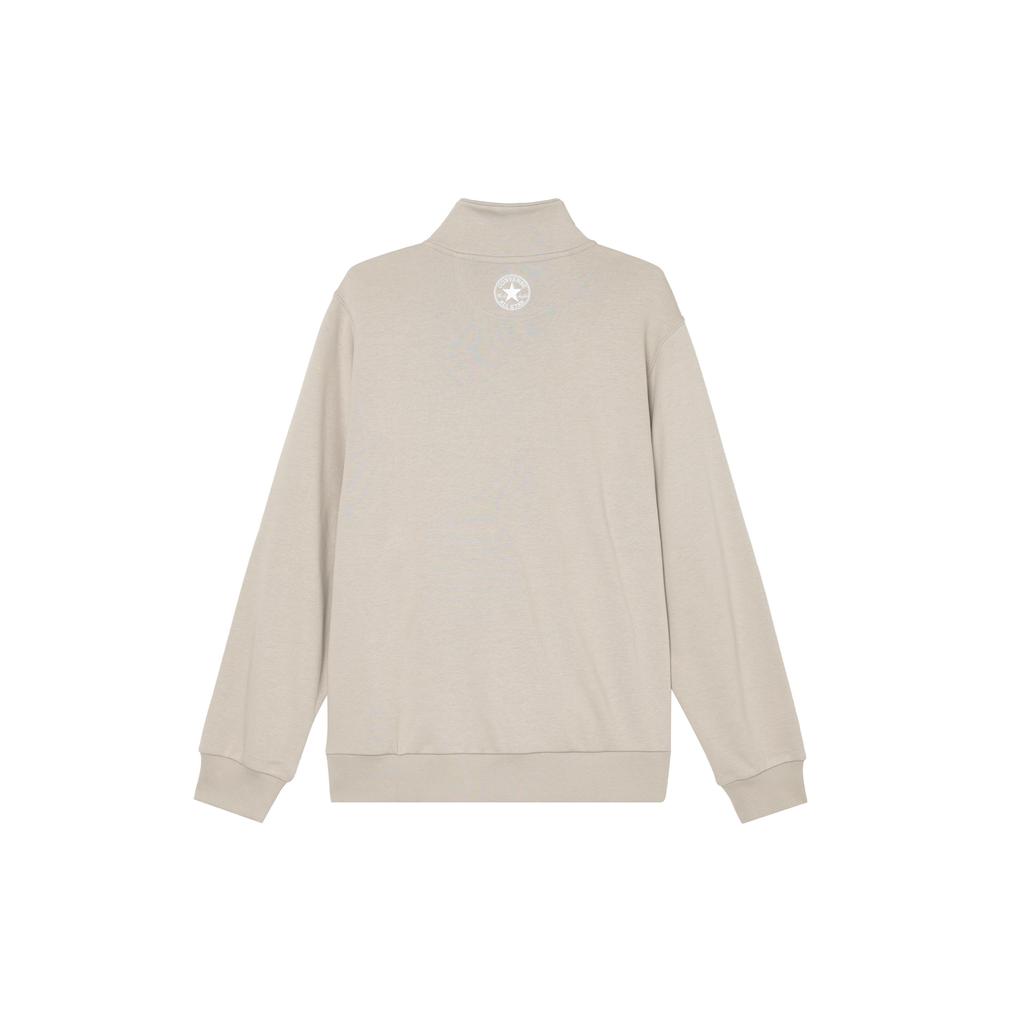 New Converse Retro Quarter Zip Sweatshirt Men's Khaki 10026710-A02