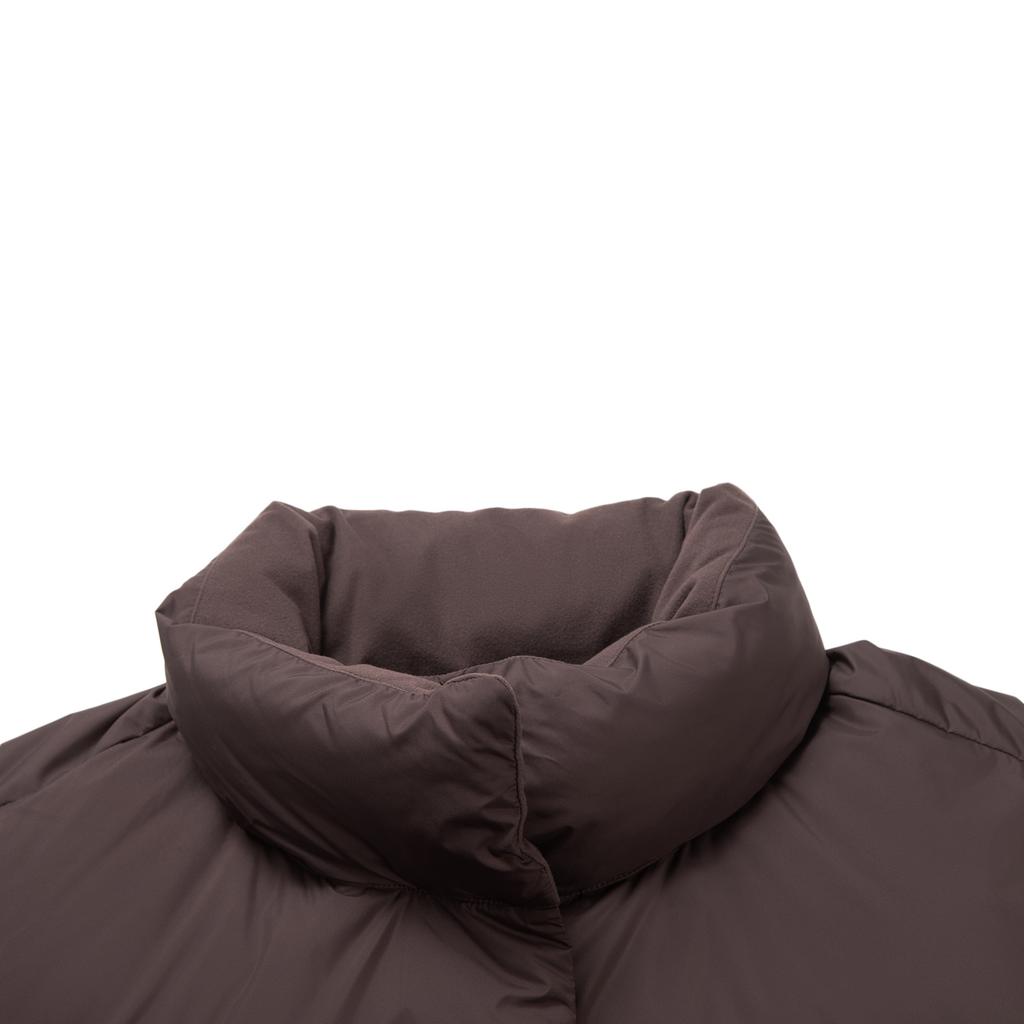 Li Ning Fitness Series Loose Stand Collar Logo Casual Down Vest Women Vests AMRV034-3