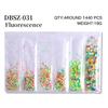 Long Bag Nail Art Jewelry Glass Flat Bottom Diamond Nail Art Diamond Nail Art Jewelry Mixed