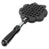 Heart Shaped Waffle Maker Non Stick Detachable Handle Waffle Irons Aluminum Alloy Portable Cake Mold