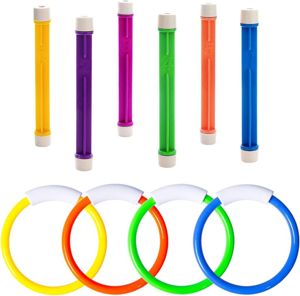 Swimming Pool Toys for Kids Ages 3-15 – Underwater Dive Toys Set for Summer Water Play, Swim Training & Fun Pool Games