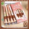 4 Stuks Kawaii Gelpen Cartoon Capybara Zachte Grip Spons Uitwisbare Pen Student Examen School Kantoorartikelen Schrijfwaren