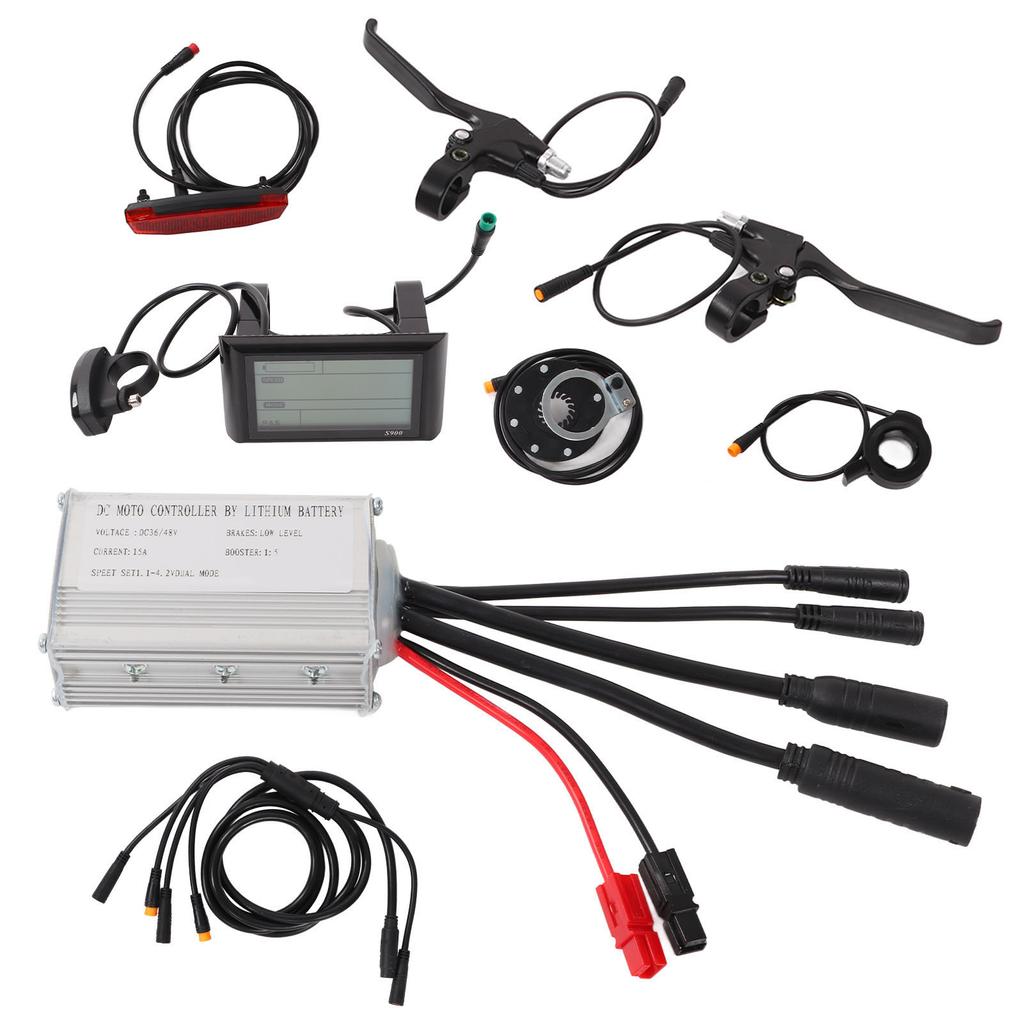 36V48V 250W Brushless Motor Controller LCD Display Kit Bicycle Lithium Battery Modification