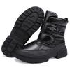 Women's Large Size Soft Elastic Winter Warm Cold Padded Wool Lining Snow Boots Non-slip Waterproof Wear-resistant Outdoor Leisure Sports Cotton Boots