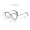 Trendy Cat Eye Myopia Glasses Unisex Color Changing Ladies Near Sight Eyeglasses Finished Prescription Pochromic Sunglasses
