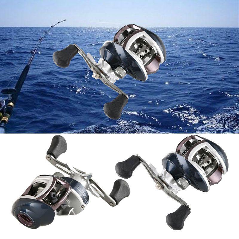 High-speed 8.11 Gear Ratio Baitcasting Reel With Comfortable Grip And Magnetic Brake