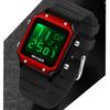 SANDA Electronic Watch Multifunctional Waterproof Sports Electronic Watch Fashion Trend Silicone Band Electronic Watch