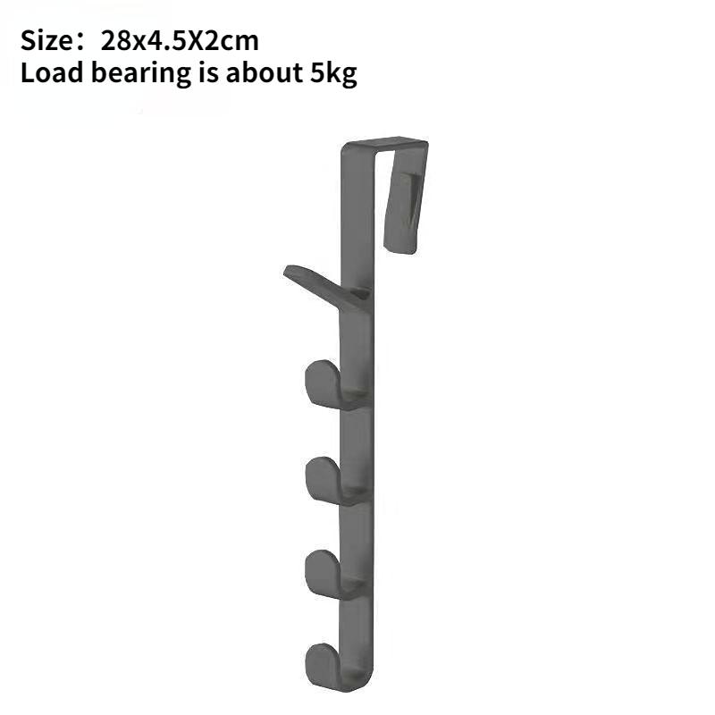 

Дверная вешалка, настенный органайзер, крючок для одежды, крючок для спальни, держатель для пальто, шляпы, сумки, вешалка для ванной комнаты, кухни, организация хранения дома чёрный