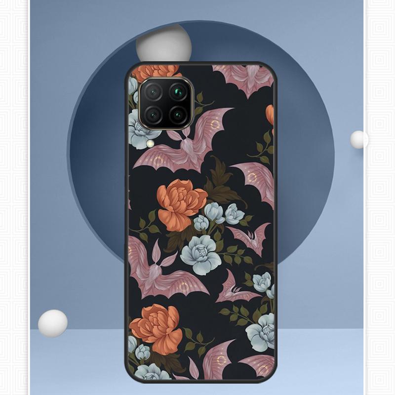 Goth Vampire Bat Gothic For Huawei Nova Y72 Y90 Y61 Y91 Y60 Y70 12s 12i 11i 8i 9 10 SE P20 P40 Lite P60 P30 Pro Case