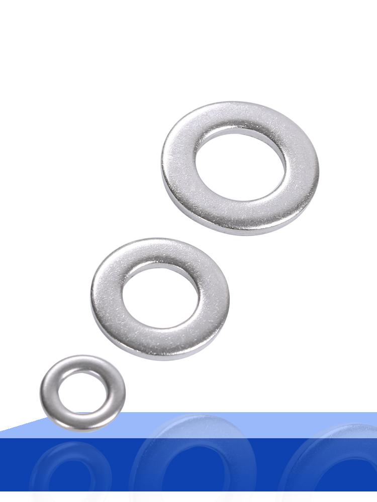 304 Stainless Steel Flat Washer M2-M27 - Thick and Thin Sizes