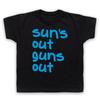 SUNS OUT GUNS OUT SUN'S BEACH UNOFFICIAL 22 JUMP STREET KIDS CHILDS Boys Baby Children T-shirt