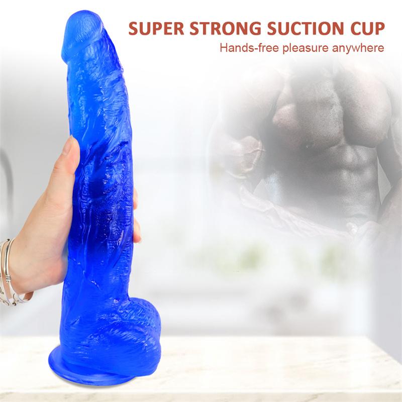 Pointed Head King Simulation Oversized Super Long Thick Dildo Head Small Body Thick Penis Adult Supplies