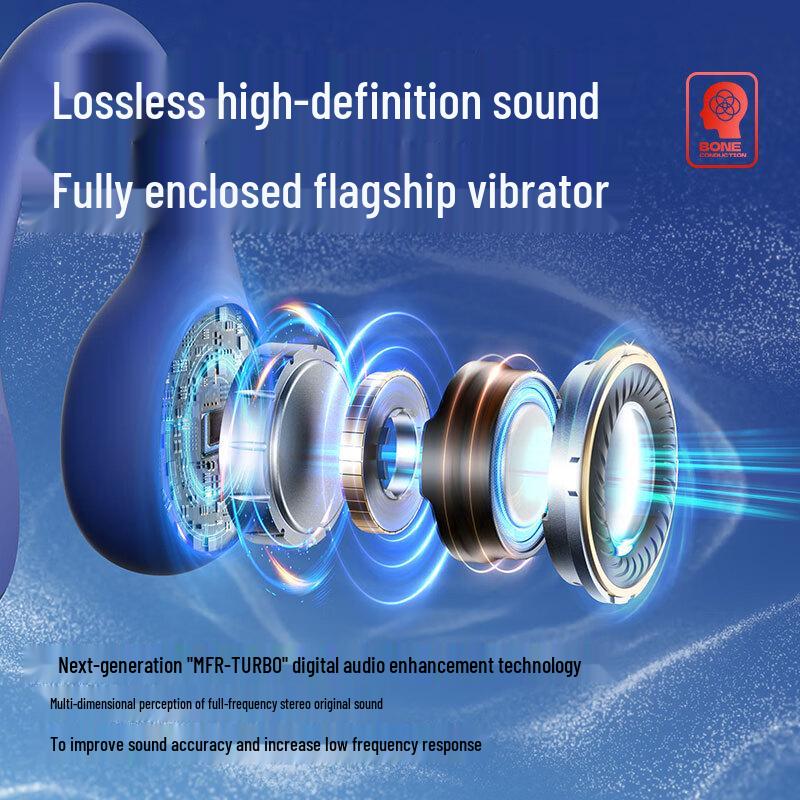 Bodian X7 Bone Conduction Wireless Bluetooth Sports & Swimming Headphones