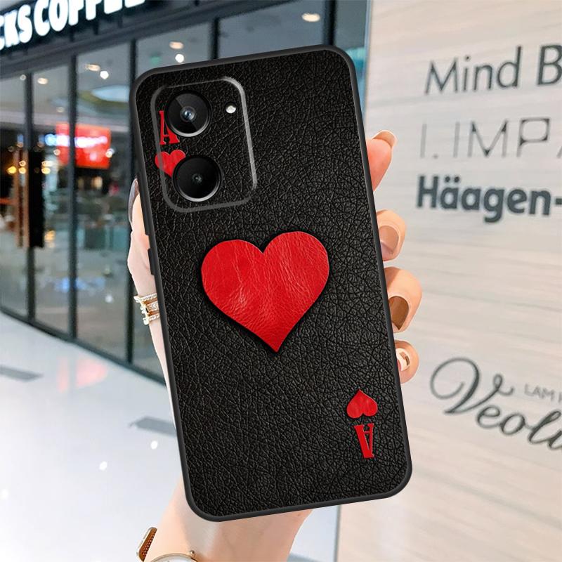 Ace of Spades Case For Realme 15 14 13 12 11 Pro Plus GT6 GT7 Pro C55 C51 C35 C53 C61 C65 C67 C63 C71 C75