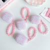 Applicable AirPodsPro1 Protective Cover Gradual Change Pearl Earphone Case Colorful Laser Earphone Case Beaded Pendant