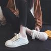 Leather Women's Shoes White Shoes Spring and Autumn New All-Matching Casual Sports Shoes Women's Platform Sneakers Women
