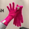 Women'S Thickened Winter Gloves - Heavy Warm 5-Finger Cold-Proof Mittens, Elastic Fit for Various Hand Shapes, Suitable for Outdoor And Party Wear