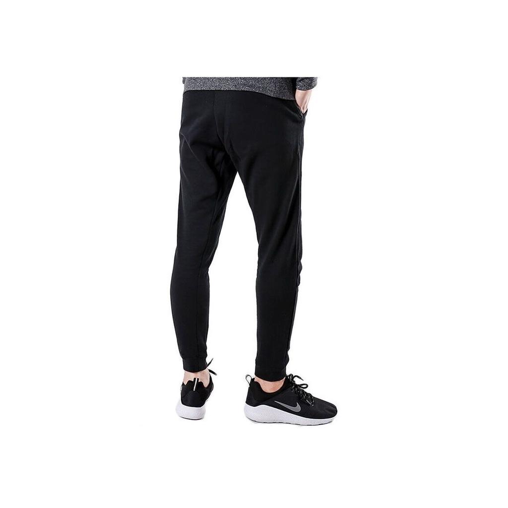 Nike Solid Color Elastic Cuffed Knit Sweatpants Men Bottoms Black 805155-010