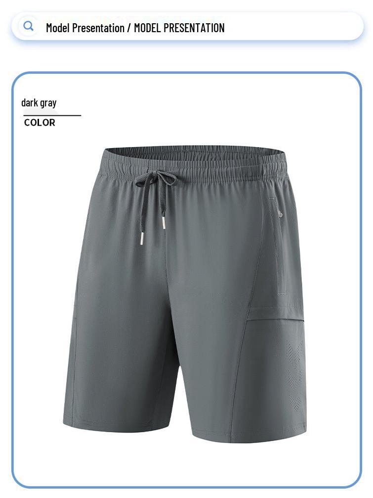L-8XL Summer Men's Perforated Quick-Dry Running Shorts